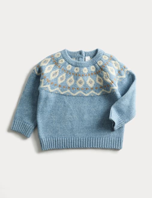 Fair Isle Knitted Jumper (0-3 Yrs)