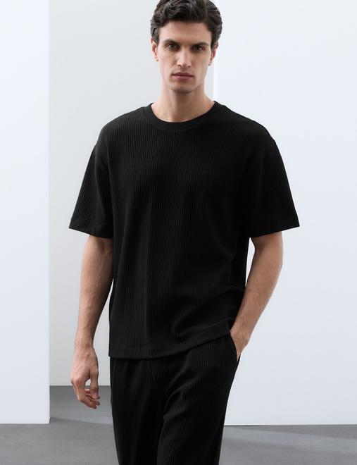 Cotton Rich Oversized Ottoman T-Shirt