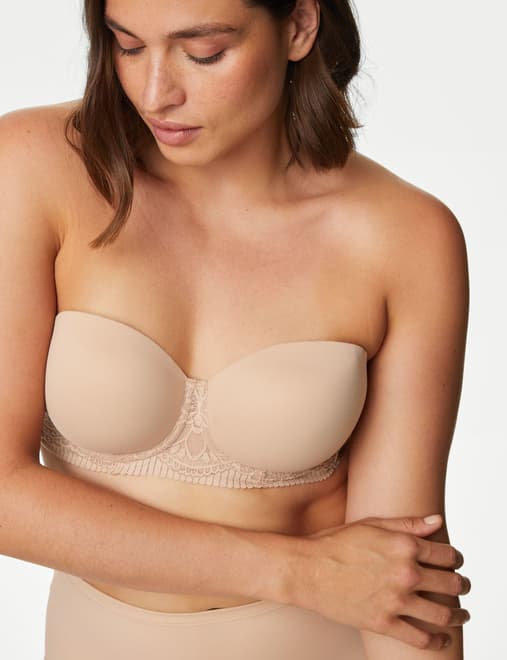 Spanx Bra Back Smoothing Strapless 1920 36ANatural Kuwait