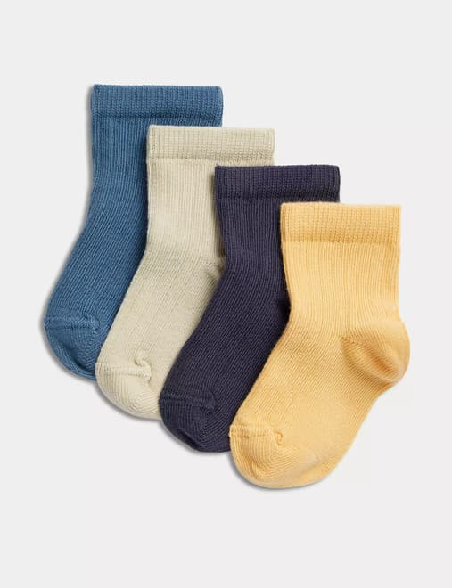 3pk Cotton Blend Thermal Socks (7-10 Yrs)