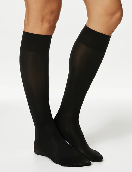 Shop M&S Collection 3pk 60 Denier Body Sensor™ Tights - School