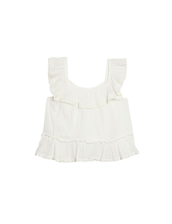 Pure Cotton Frill Top (6-16 Yrs)