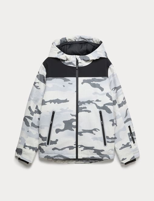 Camouflage Ski Tech Jacket (2-16 Yrs)