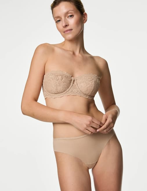 Spanx Bra Back Smoothing Strapless 1920 36ANatural Kuwait