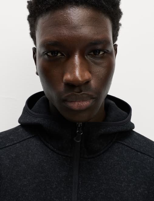 Tech Lightweight Knit Mix Hood