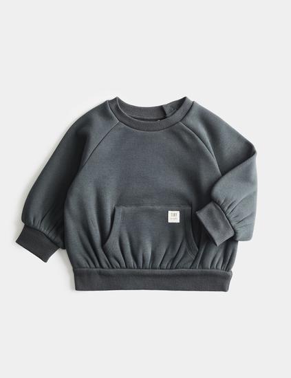 Cotton Blend Fleece Lined Sweatshirt (0-3 Yrs)