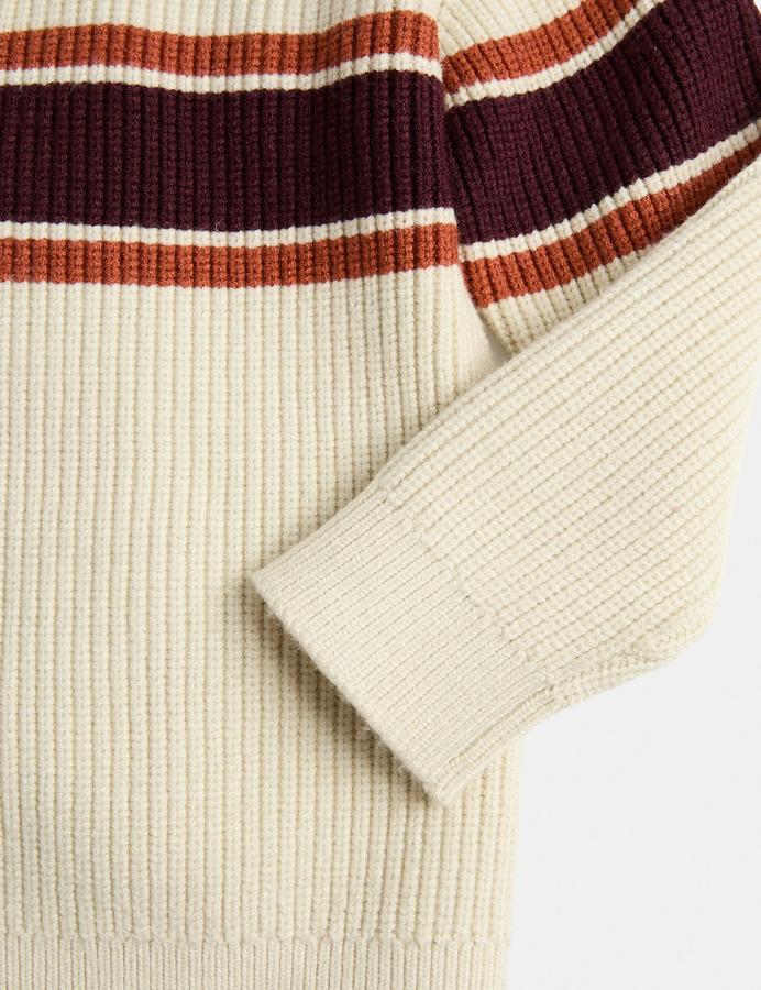 Knitted Stripe Collared Jumper (2-8 Yrs)