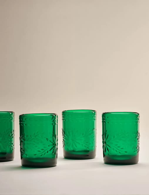 Set of 4 Boho Paradise Picnic Tumblers