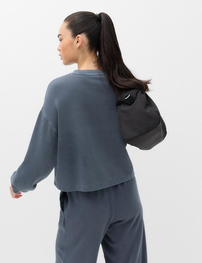 Cotton Rich Garment Dye Boxy Sweatshirt