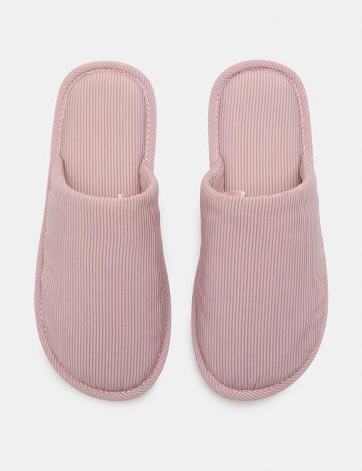 Striped Mule Slippers