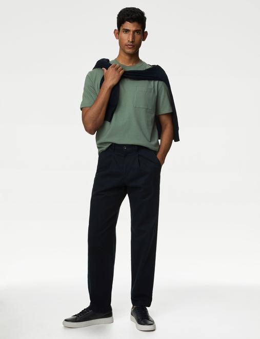 Pure Cotton Midweight Pocket T-shirt