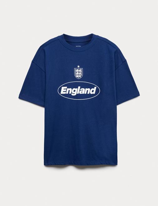 Pure Cotton Fa England Graphic T-Shirt