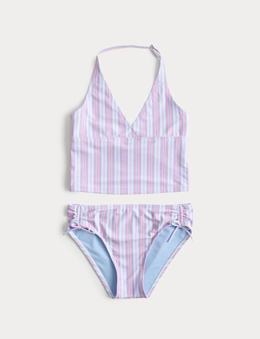 2 Piece Striped Tankini (6-16 Yrs)