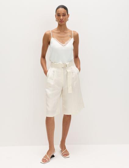 Forget Me Not Satin & Lace Cami top