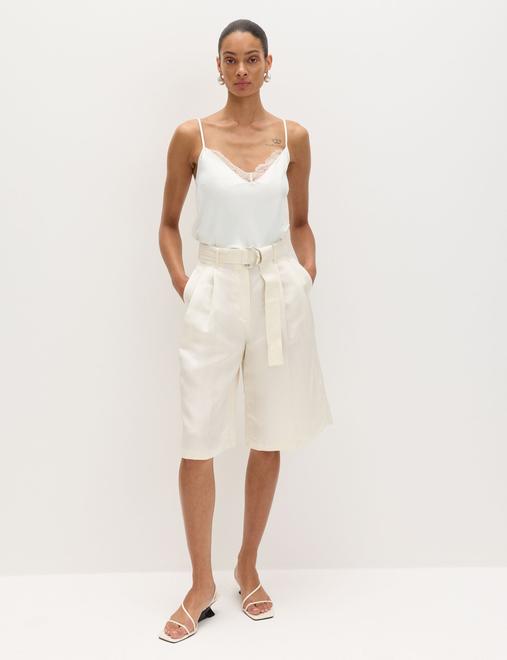 Forget Me Not Satin & Lace Cami top