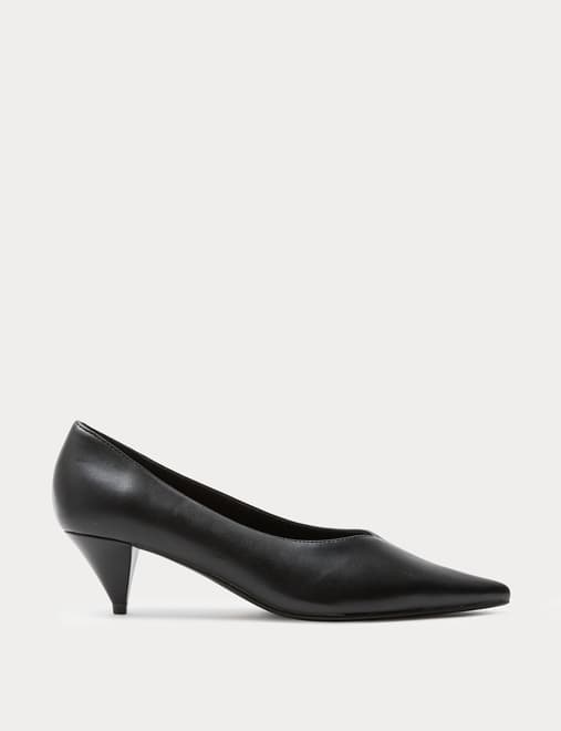 Kitten Heel Court Shoes