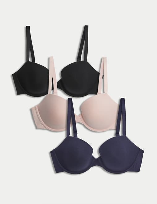 3pk 2 Hook Bra Extenders, M&S Collection