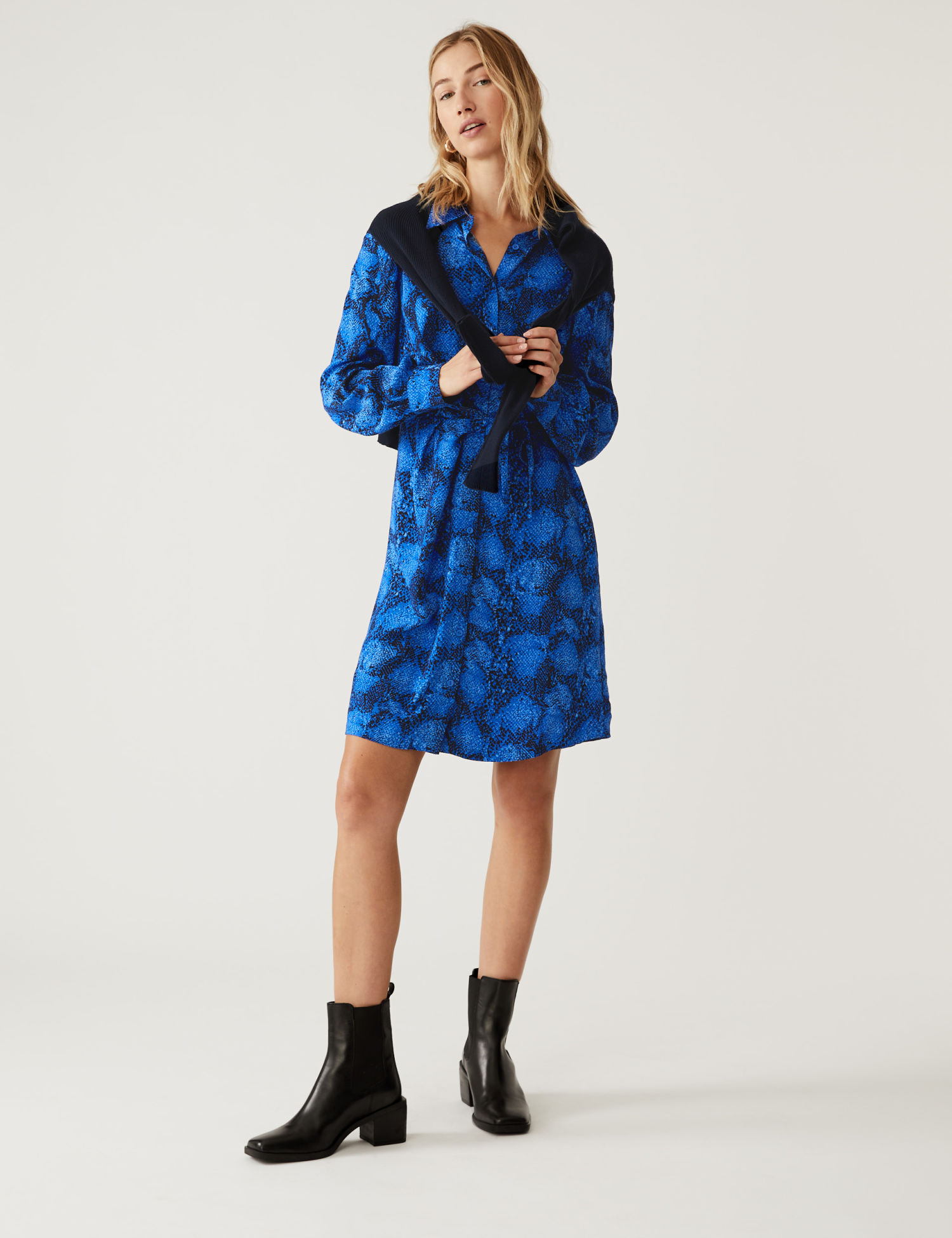 Marks and spencer snake print dress hotsell