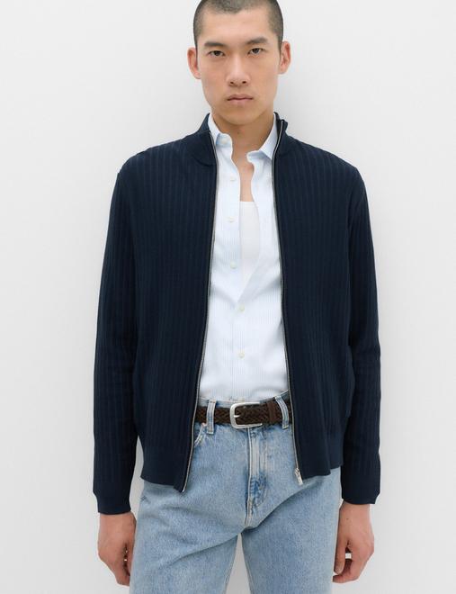 Cotton Rich Smart Funnel Neck Jumper