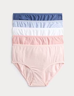 5pk Cotton Lycra™ High Rise Shorts