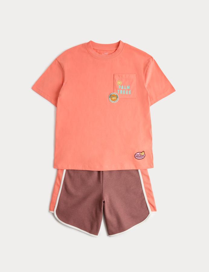 Side Stripe Short Pyjamas (6-16 Yrs)