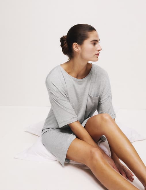 Body Soft™ Satin Trim Nightdress