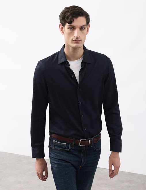 Regular Fit Easy Iron Long Sleeve Shirt