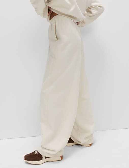 Pure Cotton Slouchy Relaxed Joggers