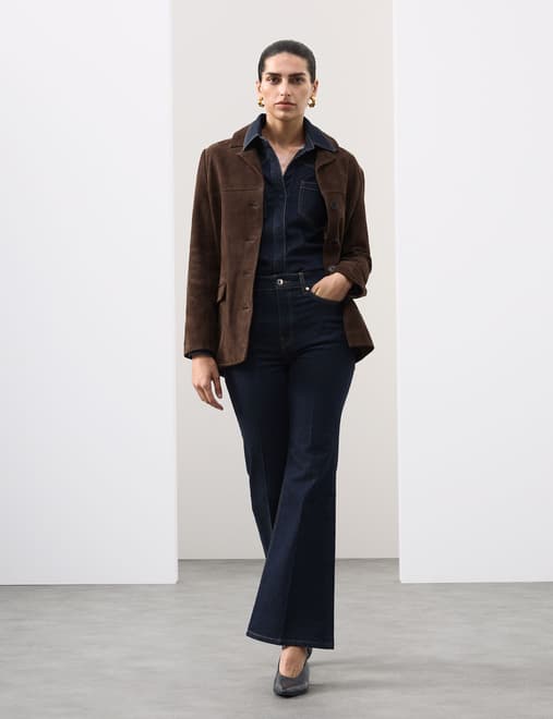 High Waisted Extreme Flare Jeans