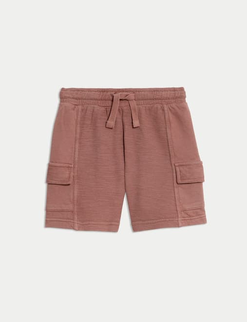 Pure Cotton Cargo Shorts (2 -8 Yrs)