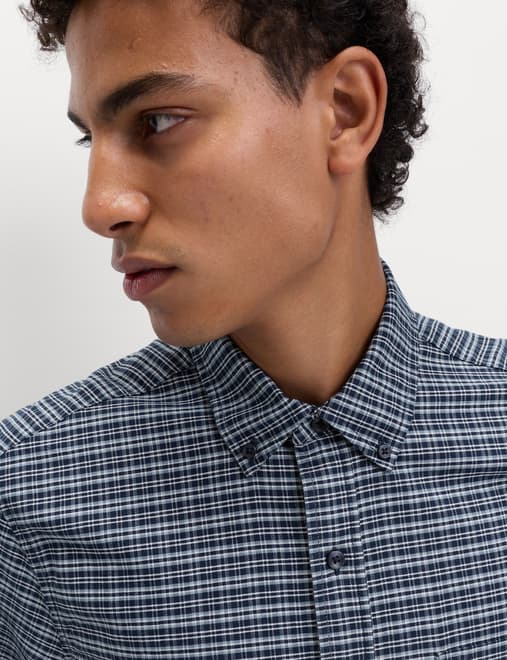 Ultimate Pure Cotton Check Oxford Shirt