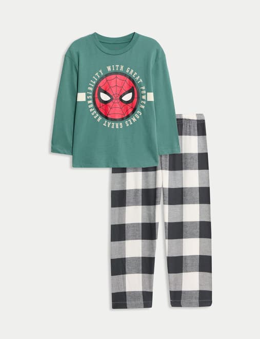 Pure Cotton Spider-Man™ Pyjamas (1-8 Yrs)