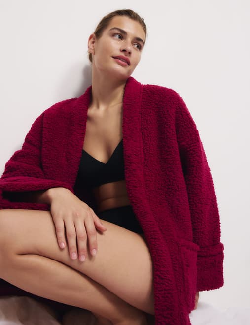 Teddy Borg Wrap Lounge Cardigan