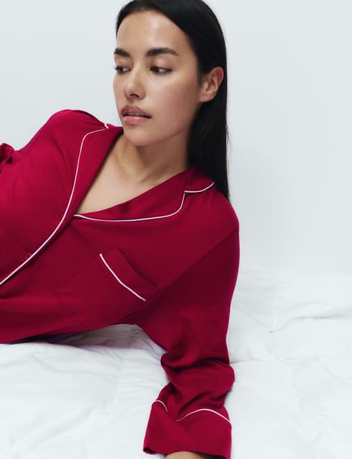 Cotton Modal Revere Nightshirt