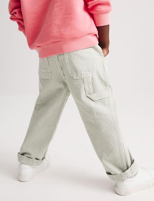 Pure Cotton Striped Trousers (2-8 Yrs)