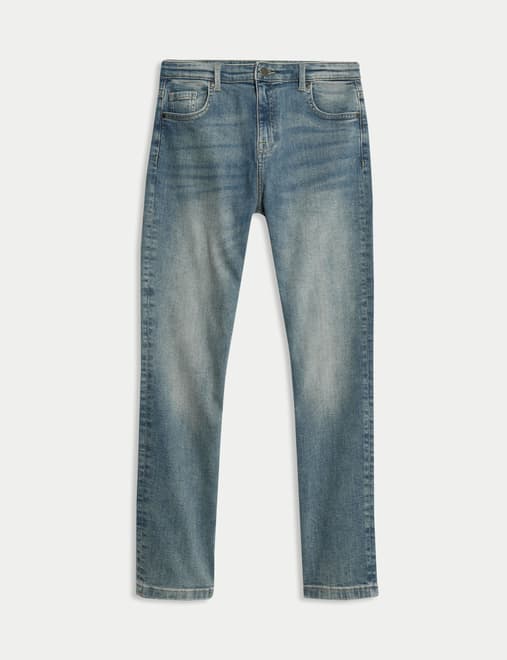 Cotton Rich Straight Jeans (6-16 Yrs)