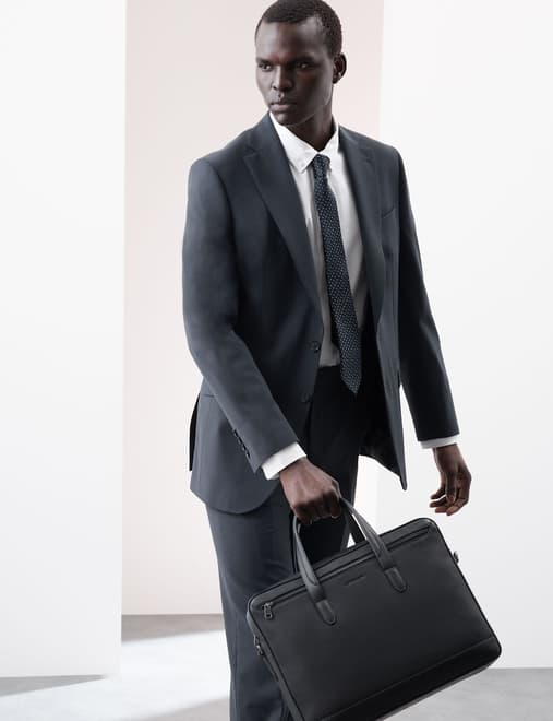 Tailored Fit Performance Suit Jacket