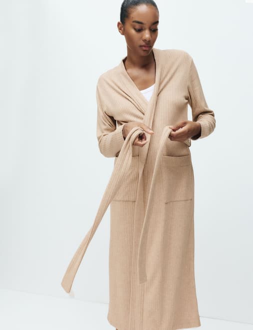 Wide Ribbed Dressing Gown