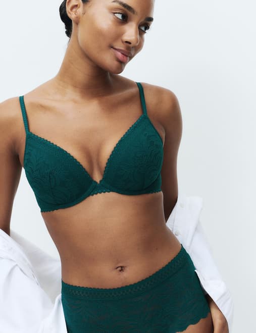 Flexifit™ Lace Wired Push-Up Bra A-E