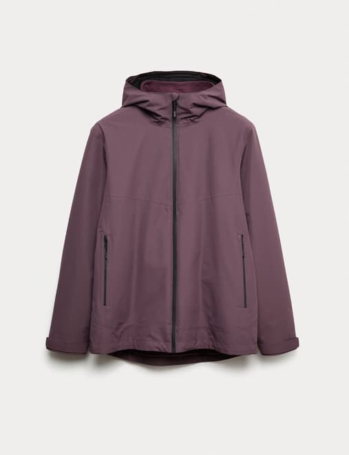 Fully waterproof jacket with taped seams