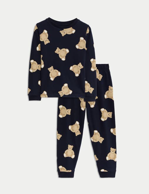 Pure Cotton Spencer Bear™ Pyjamas (1-16 Yrs)