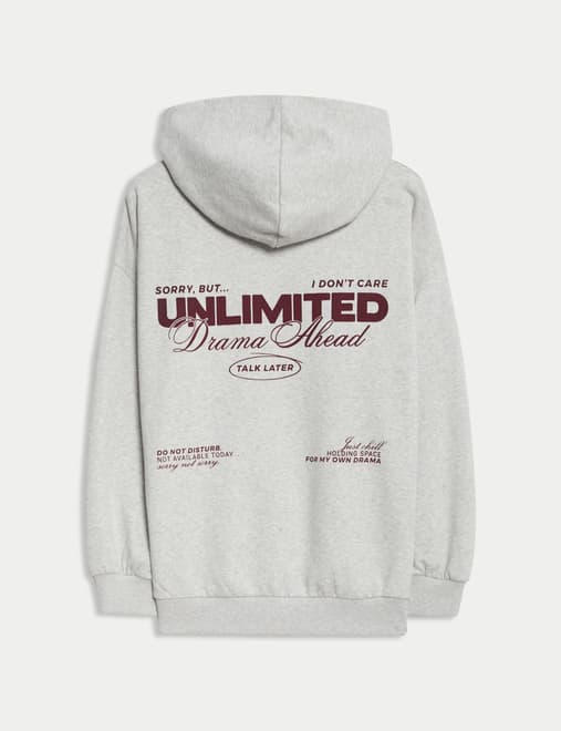 Cotton Rich Graphic Hoodie (6-16 Yrs)