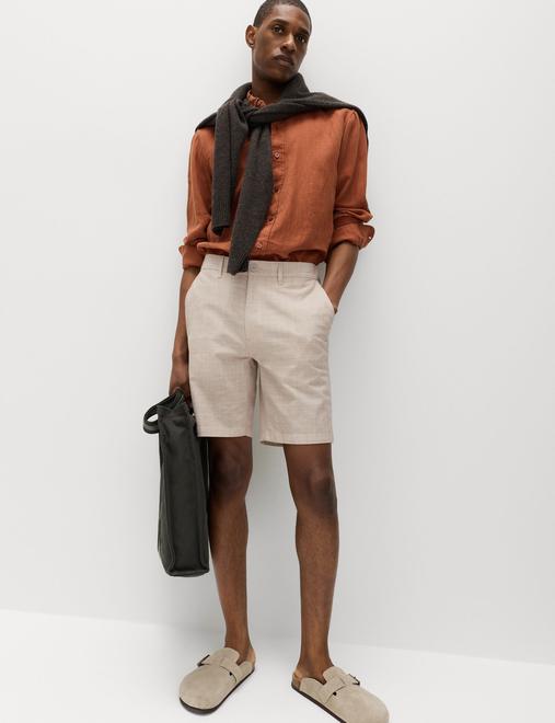 Regular Fit Half-Elasticated Chino Short