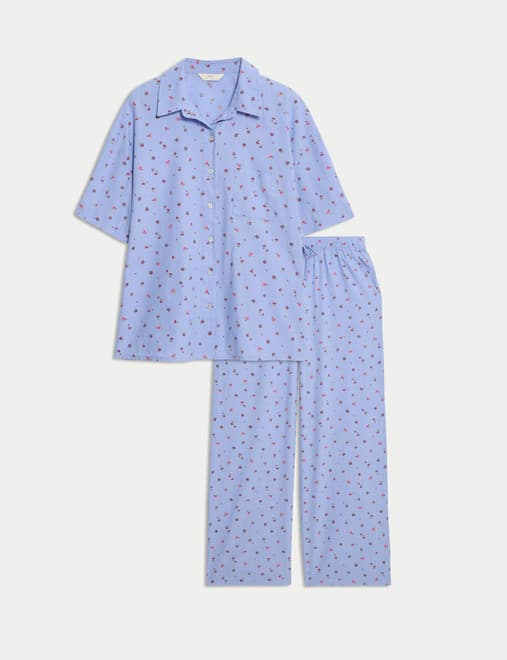 Cool Comfort™ Slub Floral Pyjama Set