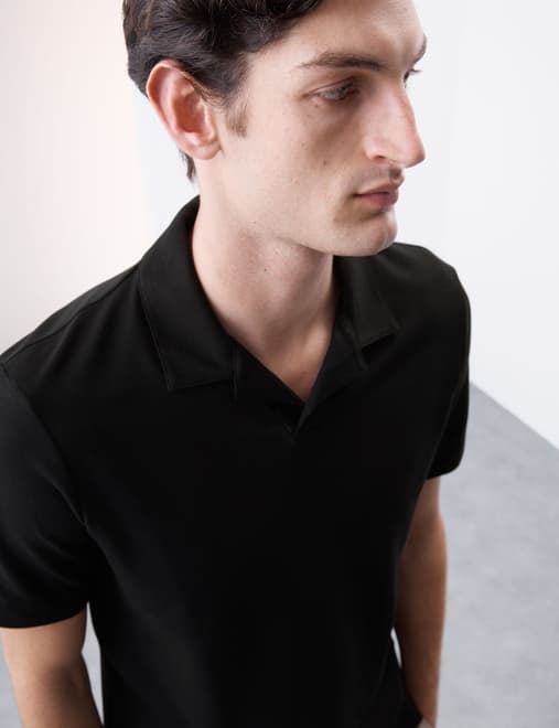 Cotton Rich Micro Pique Coolmax™ Polo Shirt