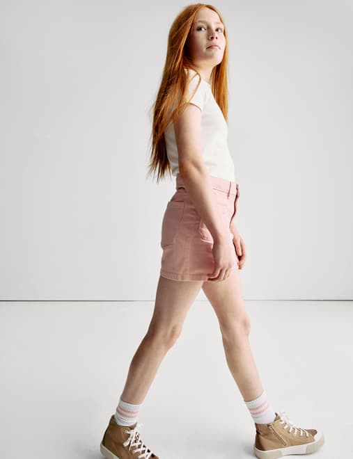 Cotton Rich Denim Shorts (2-16 Yrs)