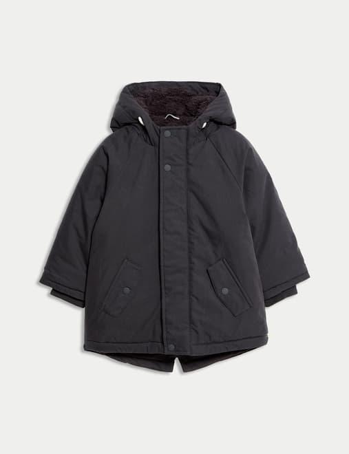 Cotton Rich Hooded Parka (2-8 Yrs)