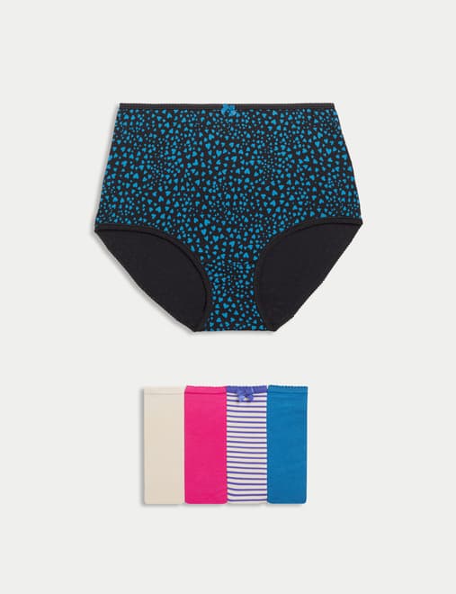 5pk Cotton Lycra™ Full Briefs