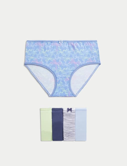 5pk Cotton Lycra™ High Rise Shorts