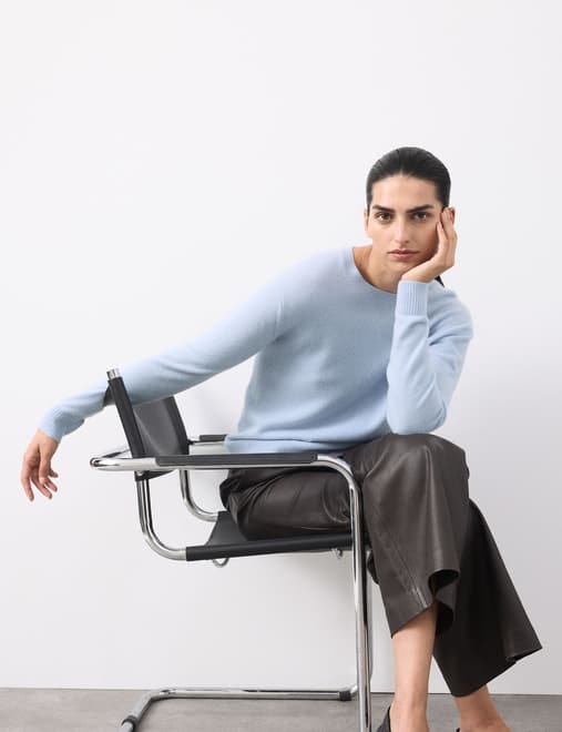 Pure Cashmere Crew Neck Jumper